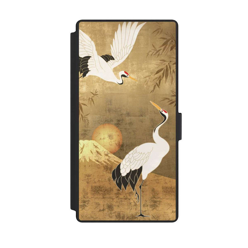 Galaxy S23 Ultra NIVOflip Grues Japonaises Or 2