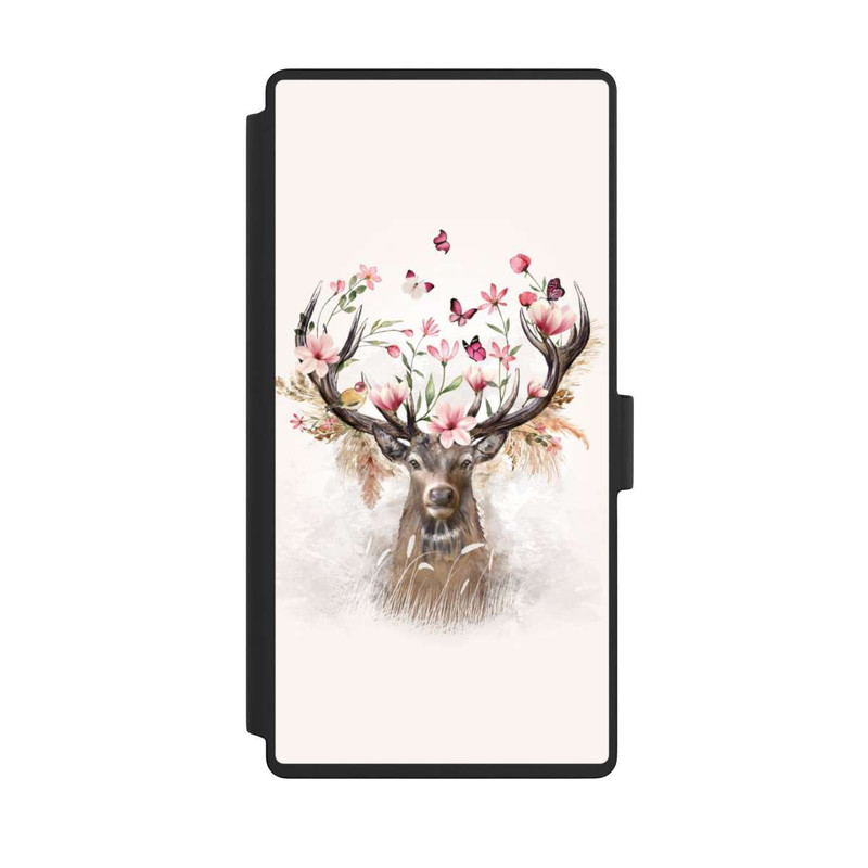 Galaxy S23 Ultra NIVOflip Cerf & Fleurs