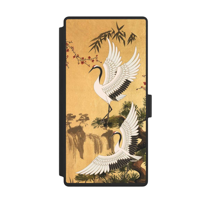 Galaxy S23 Ultra NIVOflip Grues Japonaises Or