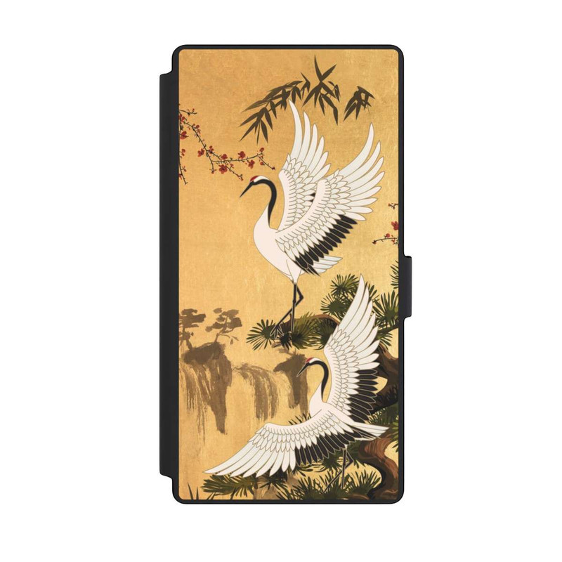 Galaxy S23 Ultra NIVOflip Grues Japonaises Or