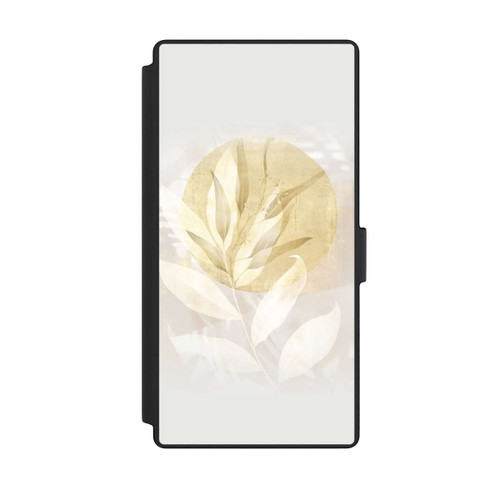 Samsung Galaxy S23 Ultra NIVOflip Boho Gold Blumen Kunst