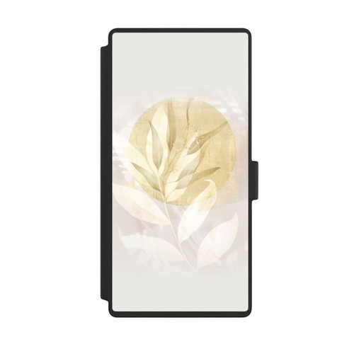 Samsung Galaxy S23 Ultra NIVOflip Boho Gold Blumen Kunst