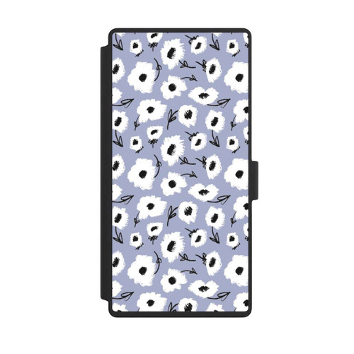 Samsung Galaxy S23 Ultra NIVOflip Pattern Fleurs Lilas