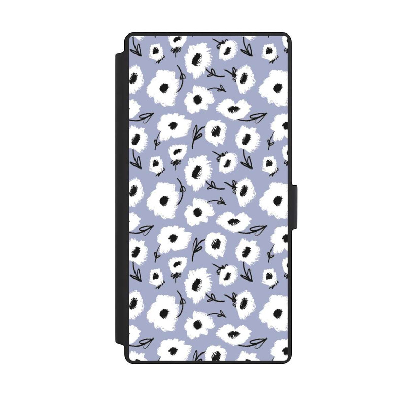 Galaxy S23 Ultra NIVOflip Pattern Fleurs Lilas
