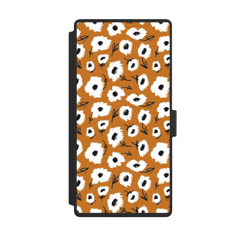 Galaxy S23 Ultra NIVOflip Pattern Fleurs Ocres