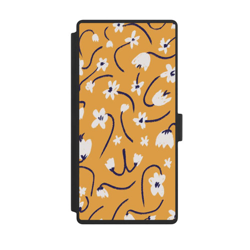 Samsung Galaxy S23 Ultra NIVOflip Pattern Petites Fleurs Jaunes