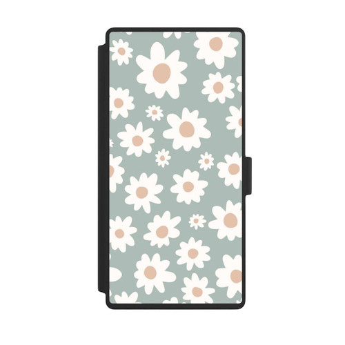 Samsung Galaxy S23 Ultra NIVOflip Daisy Flower Seamless Pattern Green