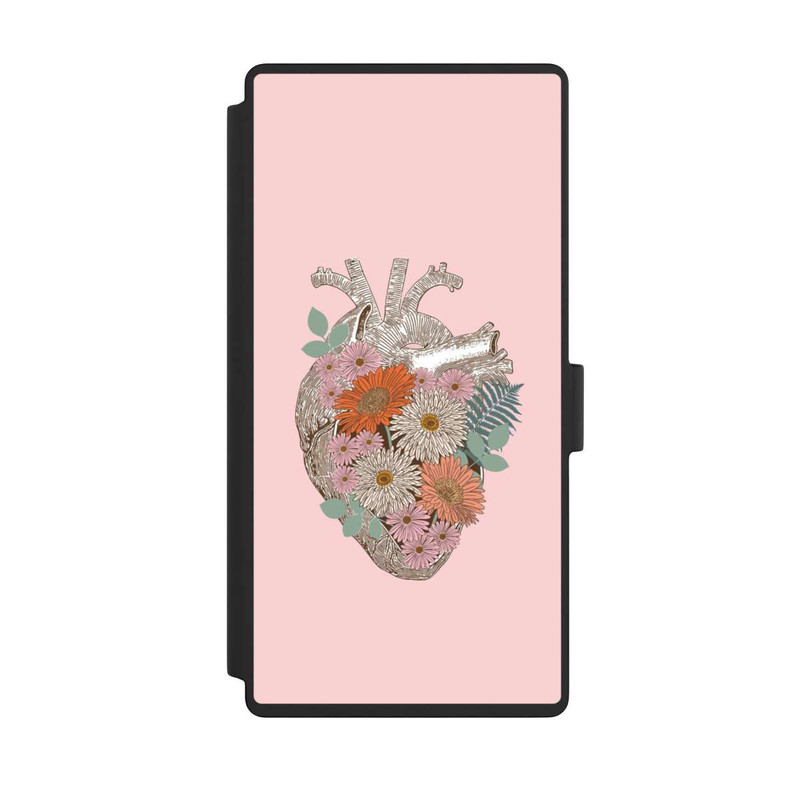 Galaxy S23 Ultra NIVOflip Cœur Fleuri Vintage