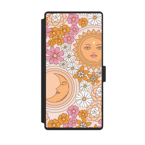 Samsung Galaxy S23 Ultra NIVOflip Mond-Sonne-Blumen