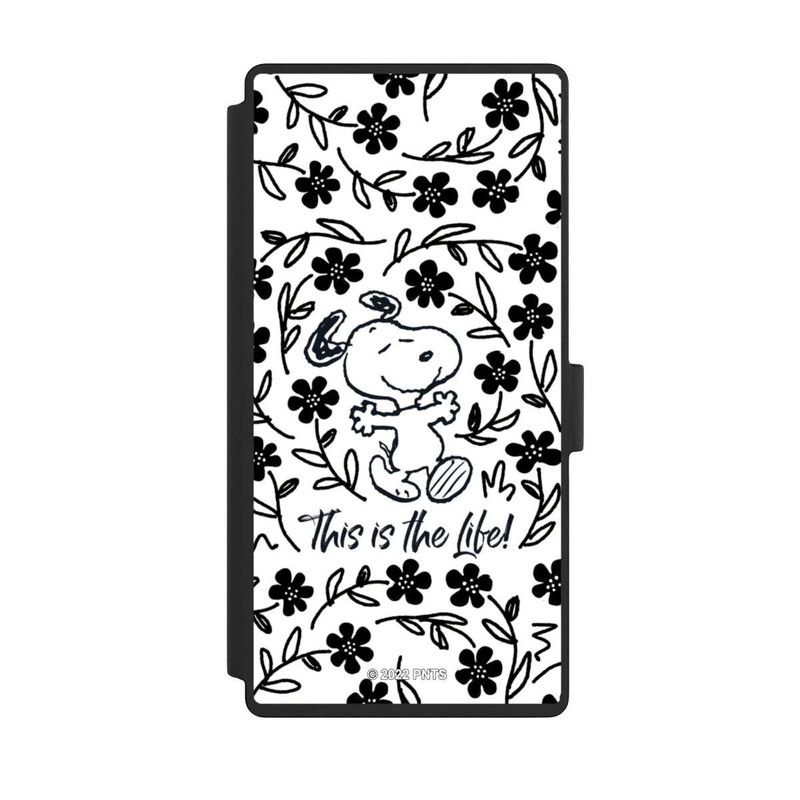 Galaxy S23 Ultra NIVOflip Snoopy Black and White This Is The Life
