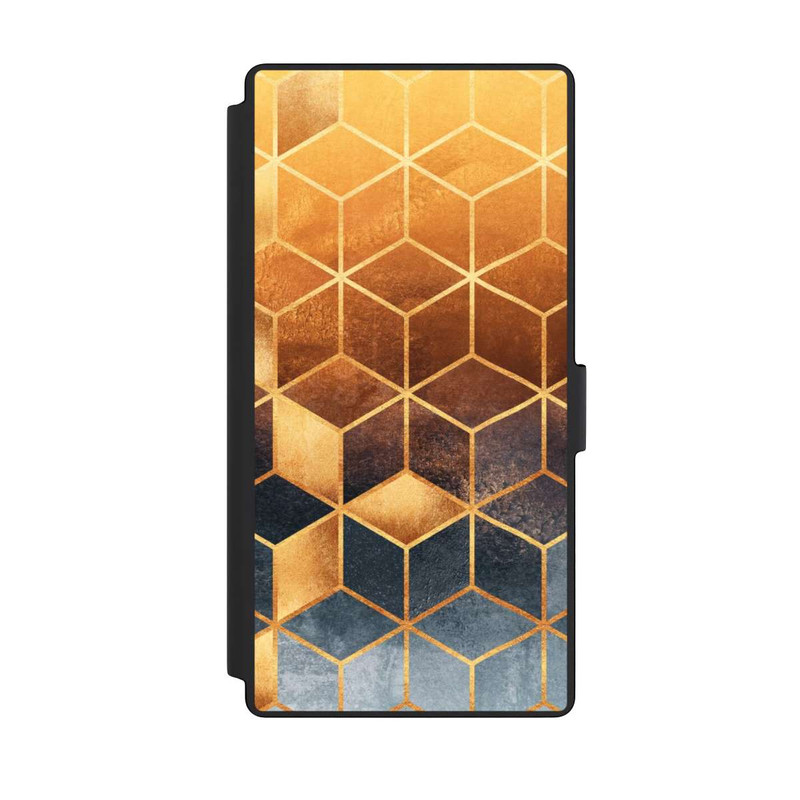 Galaxy S23 Ultra NIVOflip Cubes Dorés
