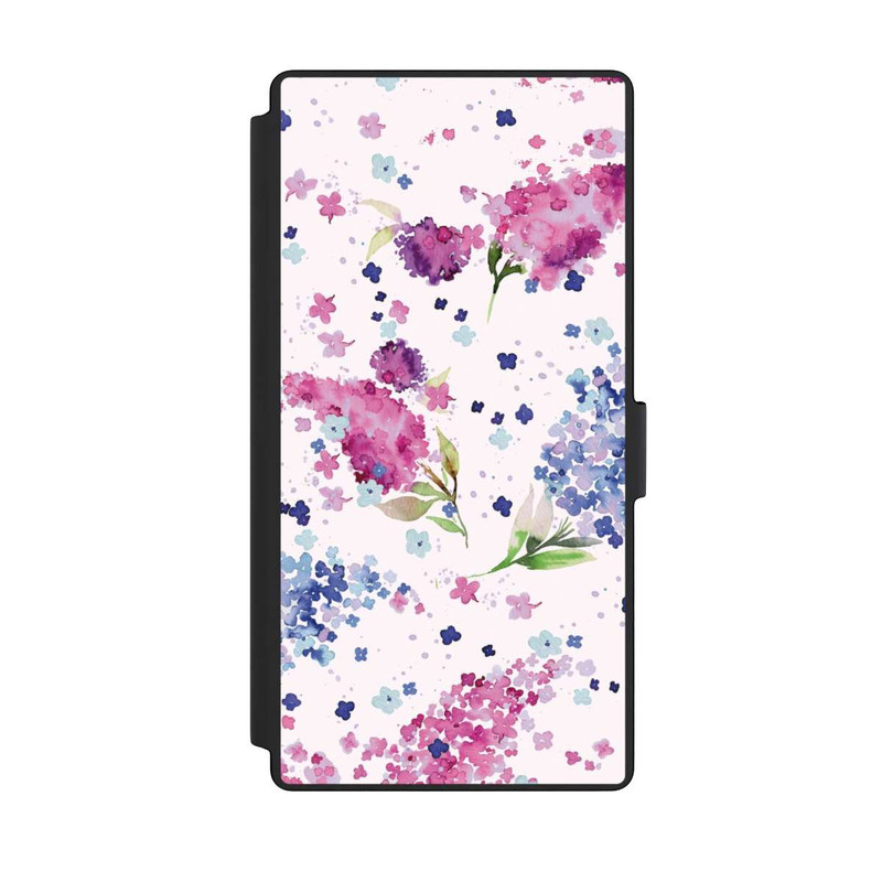 Galaxy S23 Ultra NIVOflip Hortensien Lila und Rosa Blumen