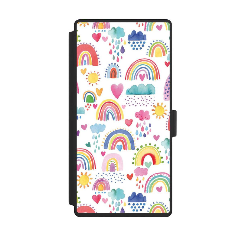 Galaxy S23 Ultra NIVOflip Lovely Rainbows Multi Rouge