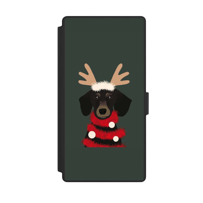 Galaxy S23 Ultra NIVOflip weihnachtlicher Dackel