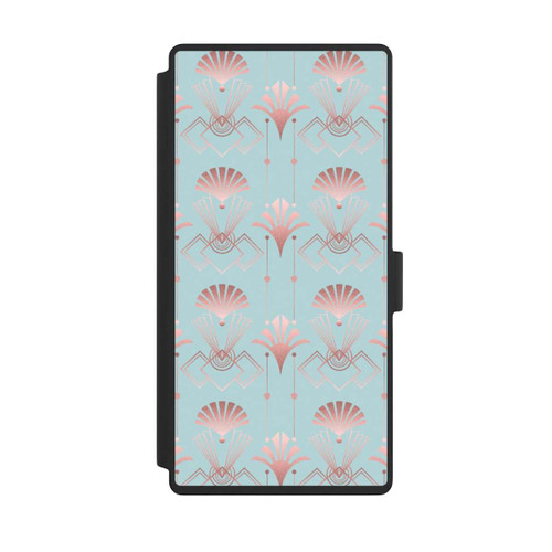 Samsung Galaxy S23 Ultra NIVOflip Art Deco Rose Gold Elegance Blue