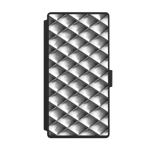 Samsung Galaxy S23 Ultra NIVOflip Glamour Silver Squares