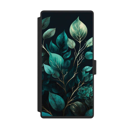 Samsung Galaxy S23 Ultra NIVOflip Eukalyptus dunkler Hintergrund