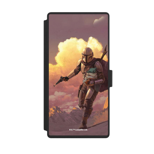 Samsung Galaxy S23 Ultra NIVOflip The Mandalorian And Grogu Sunset Clouds