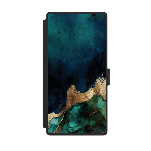 Samsung Galaxy S23 Ultra NIVOflip Petrol Blue Gold