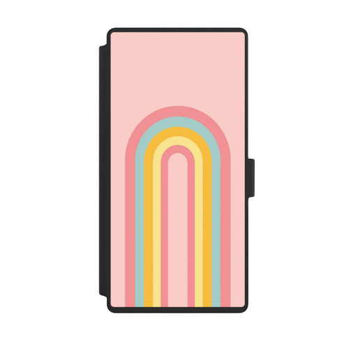 Samsung Galaxy S23 Ultra NIVOflip Pink Pastell Rainbow Long