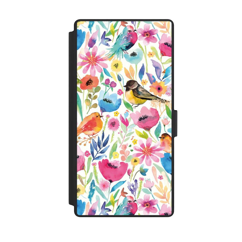 Galaxy S23 Ultra NIVOflip Wunderliche Vögel und Blumen