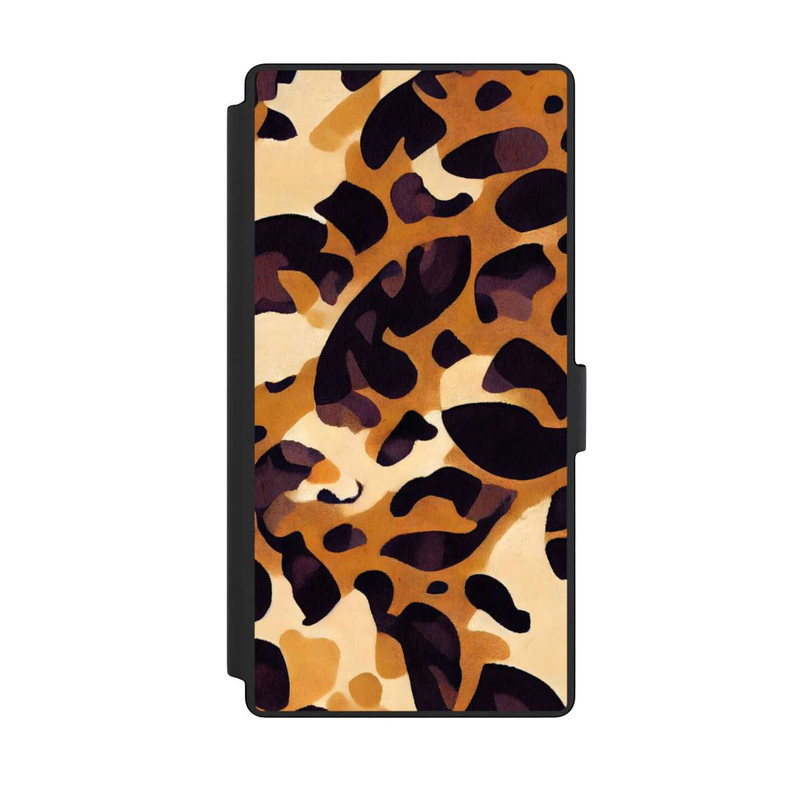 Galaxy S23 Ultra NIVOflip motif lion marron clair