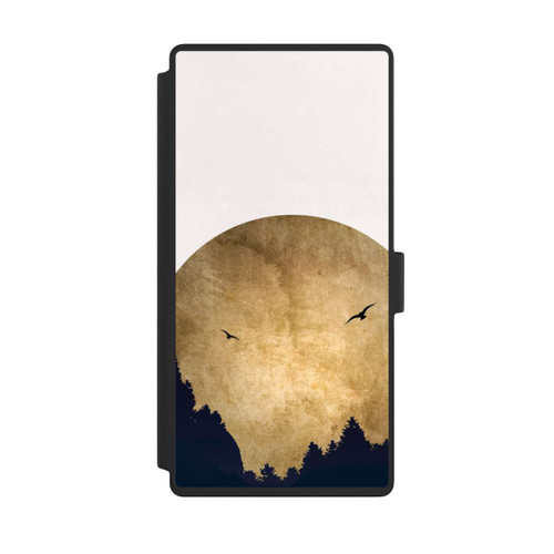 Samsung Galaxy S23 Ultra NIVOflip Zwei Vögel vor Mond