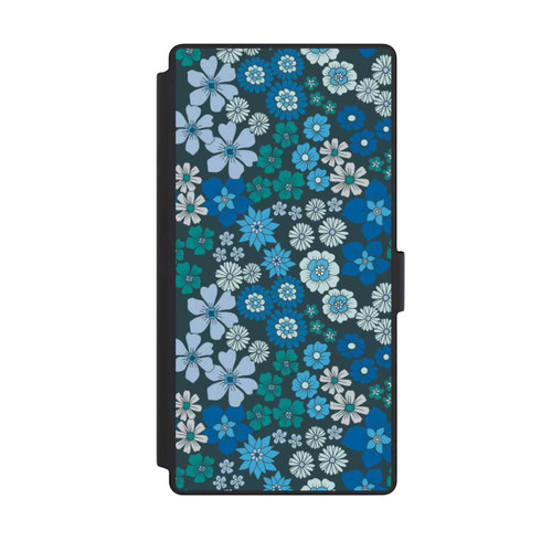 Samsung Galaxy S23 Ultra NIVOflip Blaue Blumen DeinDesign