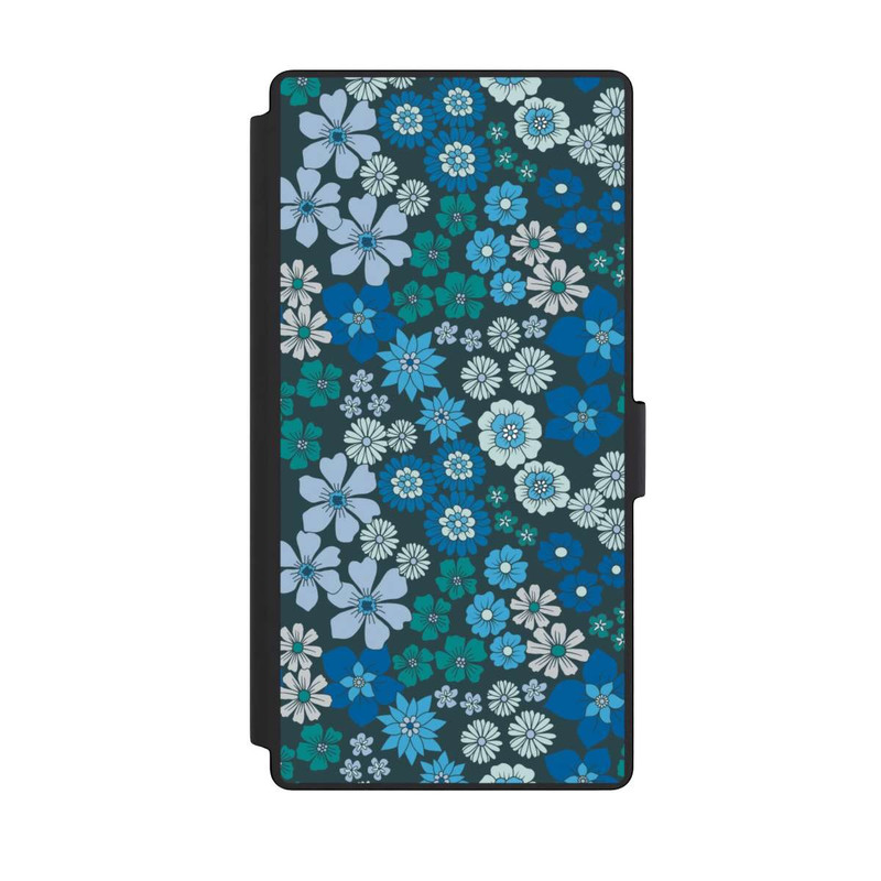 Galaxy S23 Ultra NIVOflip Blaue Blumen DeinDesign