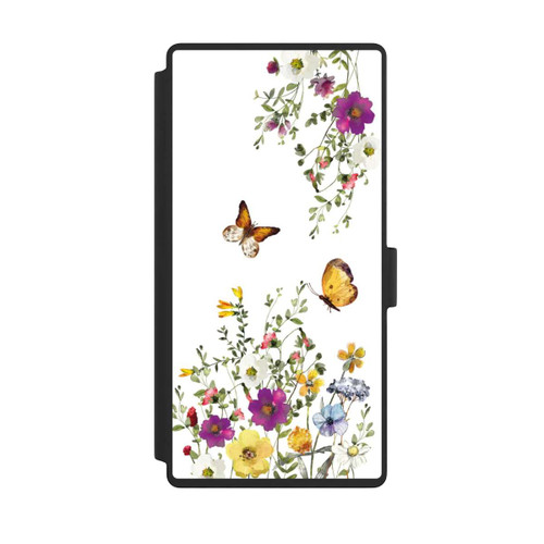 Samsung Galaxy S23 Ultra NIVOflip Papillons et fleurs colorées