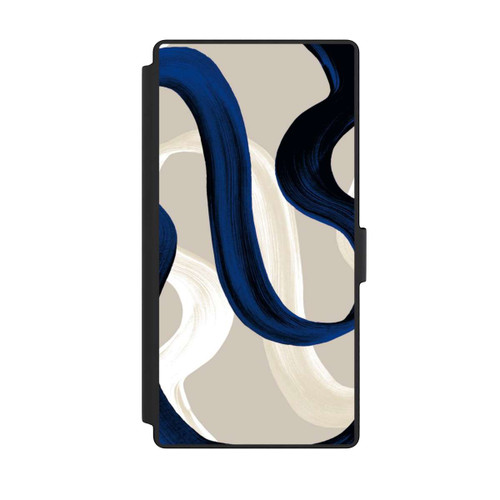 Samsung Galaxy S23 Ultra NIVOflip Traits de pinceau abstraits 80