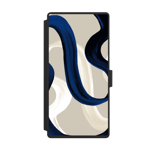 Samsung Galaxy S23 Ultra NIVOflip Abstrakte Pinselstriche 80