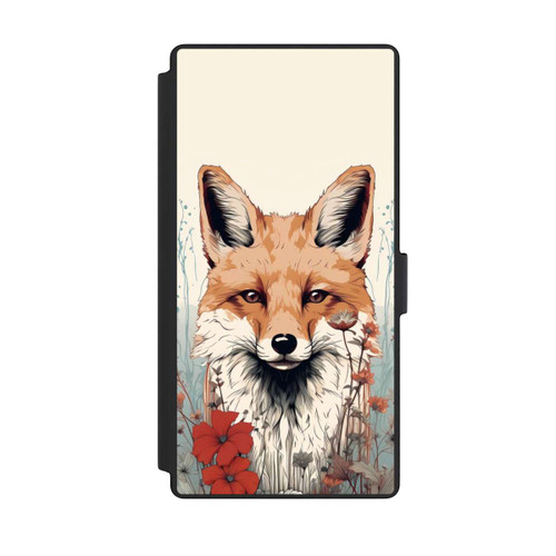 Samsung Galaxy S23 Ultra NIVOflip  Fox with Flowers