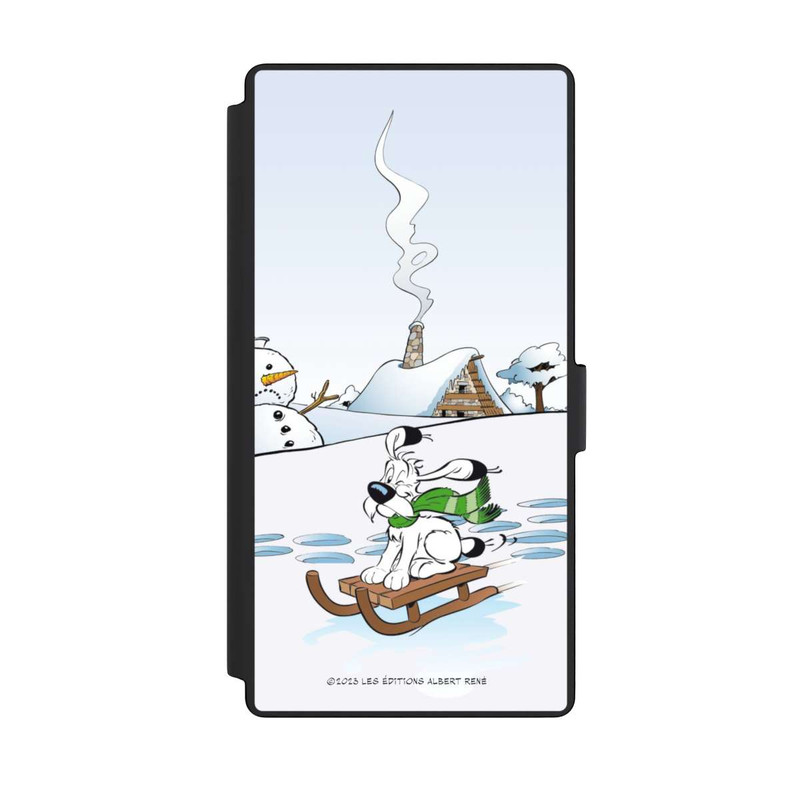 Galaxy S23 Ultra NIVOflip Idefix fährt Schlitten