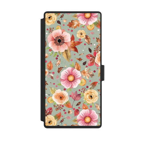 Samsung Galaxy S23 Ultra NIVOflip Herbstblumen Weiches Grün