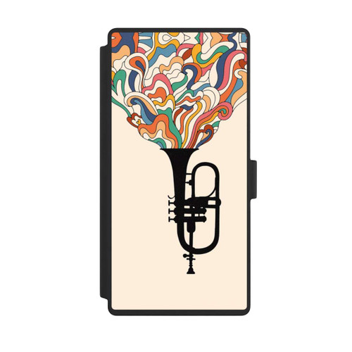 Samsung Galaxy S23 Ultra NIVOflip Flügelhorn Jazz bunt