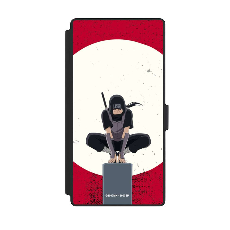 Galaxy S23 Ultra NIVOflip Symbole Itachi Uchiha fond rouge