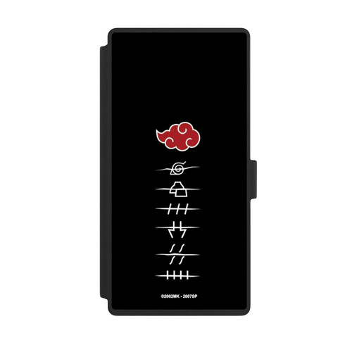 Samsung Galaxy S23 Ultra NIVOflip Akatsuki Mitgliedssymbole Schwarz