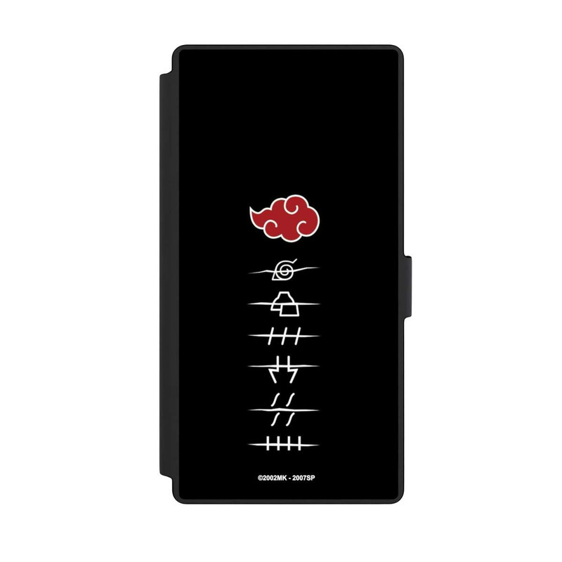 Galaxy S23 Ultra NIVOflip Symboles des membres de l'Akatsuki noirs
