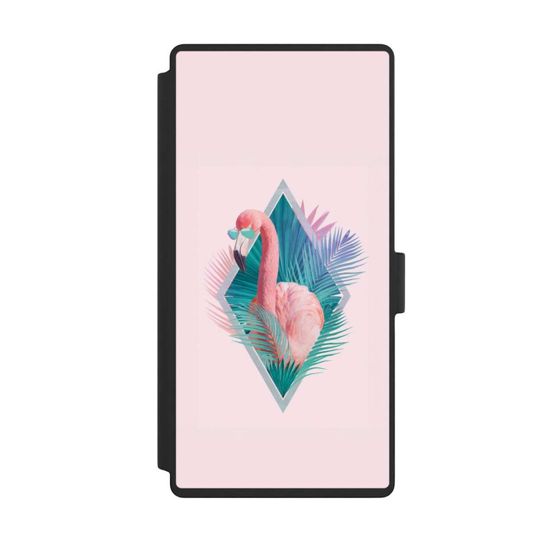 Galaxy S23 Ultra NIVOflip Tropical Leaves Flamingo