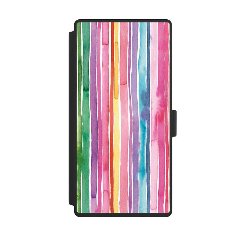 Galaxy S23 Ultra NIVOflip Camouflage Rayures arc-en-ciel