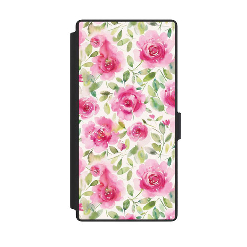 Samsung Galaxy S23 Ultra NIVOflip Aquarell Frische Rosen