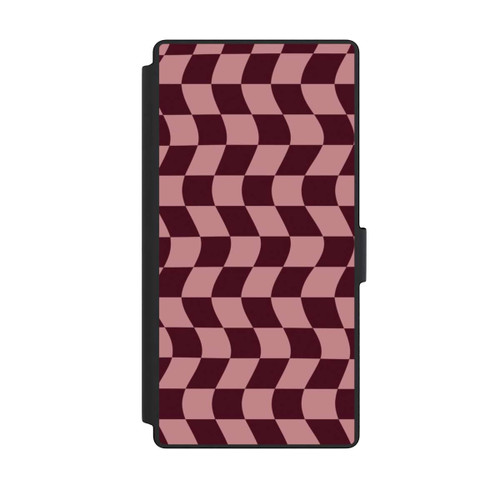 Samsung Galaxy S23 Ultra NIVOflip Damier rouge-rose