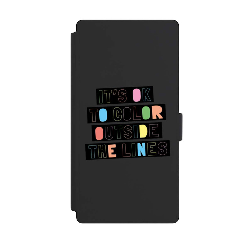 Galaxy S23 Ultra NIVOflip Color Outside The Line Transparent