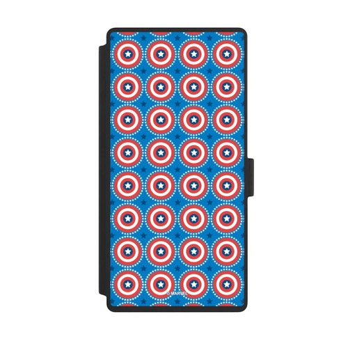 Samsung Galaxy S23 Ultra NIVOflip Captain American Shield Pattern