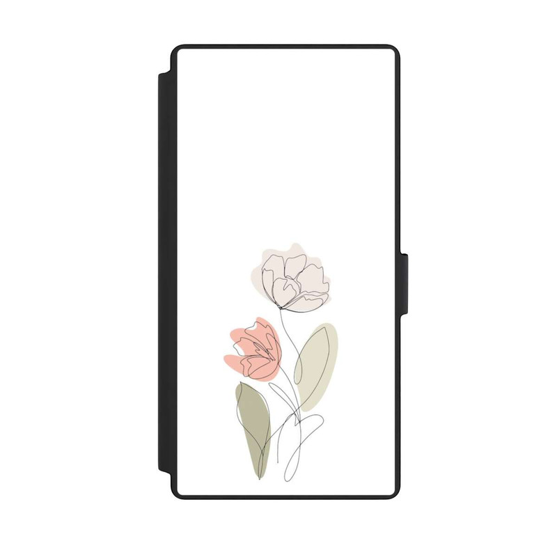 Galaxy S23 Ultra NIVOflip Blume Line Art Beige