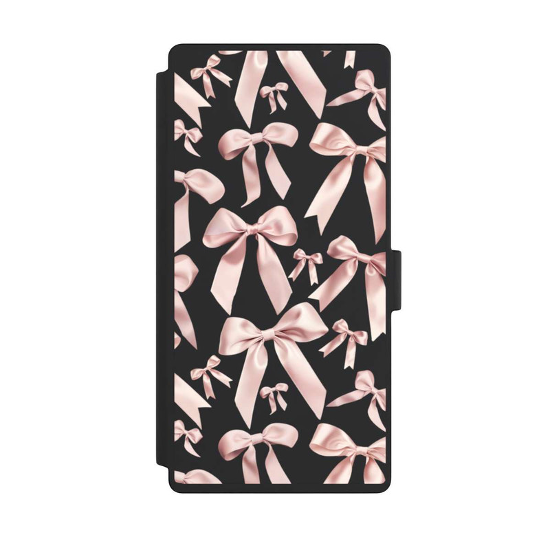 Galaxy S23 Ultra NIVOflip Noeuds en Satin Rose