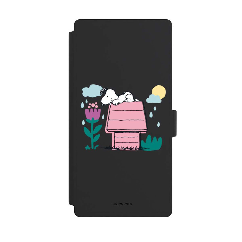 Galaxy S23 Ultra NIVOflip Snoopy Hundehütte Frühling transparent