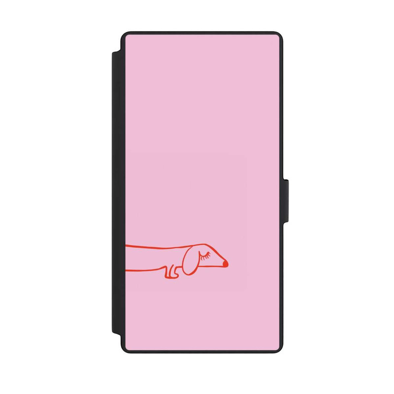 Galaxy S23 Ultra NIVOflip Dachshund Illustration Pink