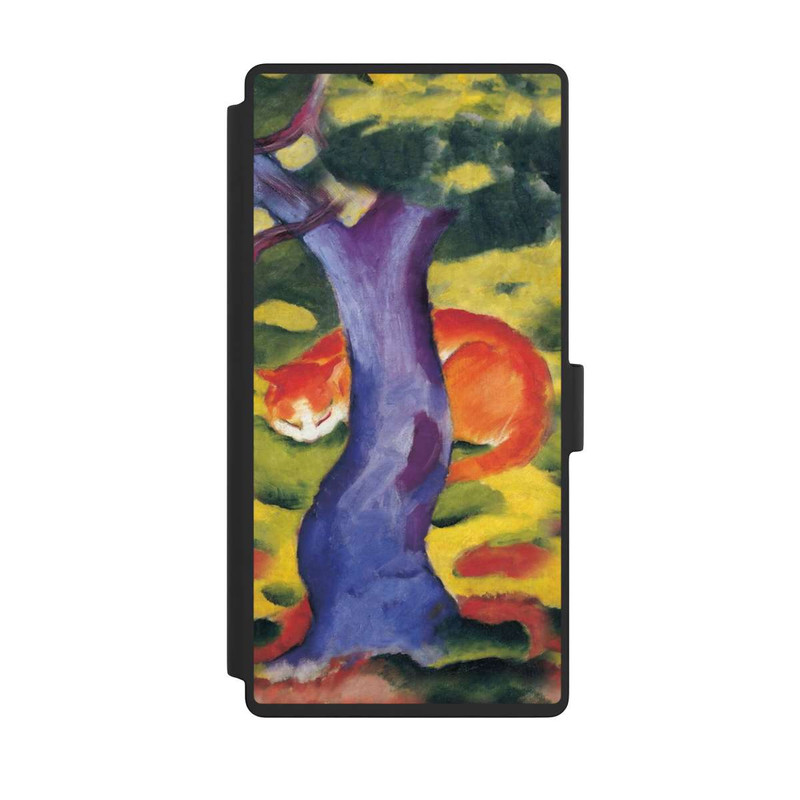 Galaxy S23 Ultra NIVOflip Katze hinter Einem Baum von Franz Marc